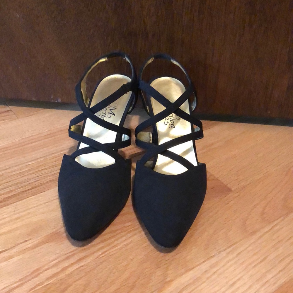 Black Strappy Heels